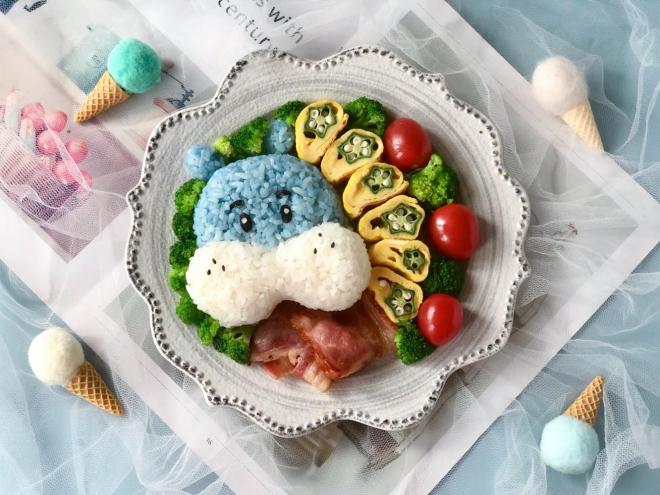 六一儿童节到啦，给孩子做一份萌萌的小河马卡通早餐吧！