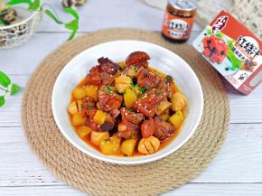 这样红烧排骨炖土豆就好啦！