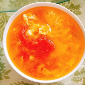 再来一碗酸甜咸鲜的西红柿蛋花汤，一个字爽！