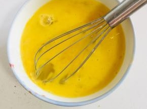 鸡蛋打散备用！