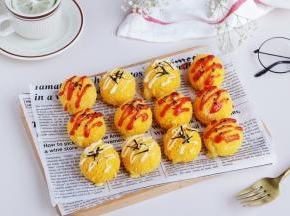 外酥里嫩又爆浆的芝士土豆球。