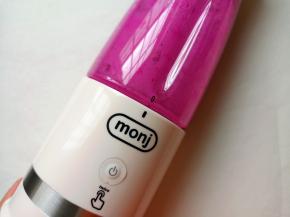 看一下打好的奶昔。