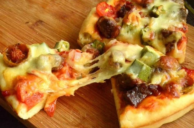 【食谱】法式黑椒牛肉披萨 好吃好做