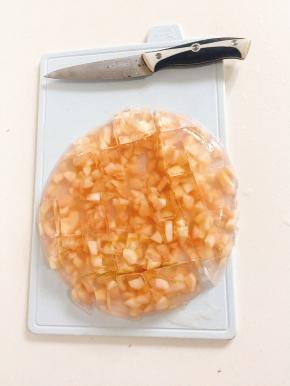 切成小块即可！