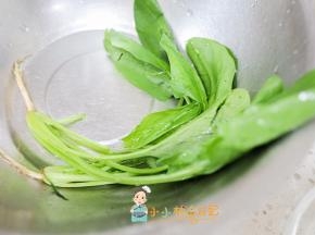 菠菜洗干净