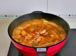 最后加入虾仁，关火。