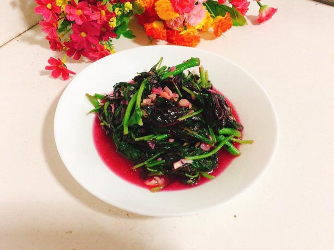蒜蓉红苋菜
