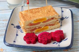 一份营养美味的快手早餐就做好了！