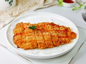 吃的时候也可以蘸番茄酱吃。