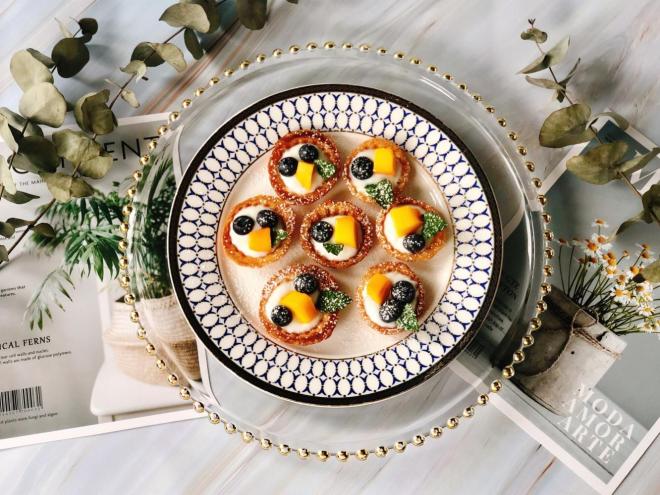 手抓饼变身小巧可爱的水果挞