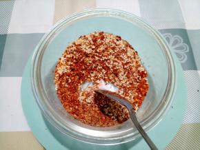 将各种料搅拌混匀。