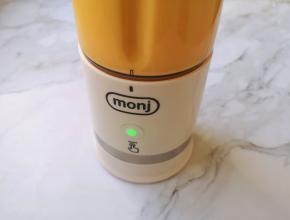 用不了一分钟，芒果奶昔就打好了。