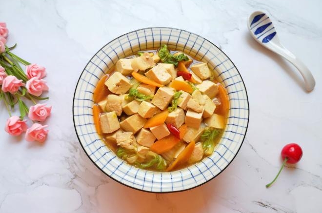 白菜炖豆腐