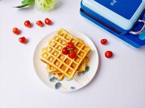 松软的华夫饼即可当下午茶又可以当早餐。