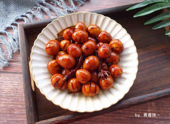 香辣啤酒卤鹌鹑蛋