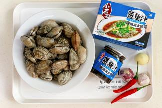 准备好的需要的食材。