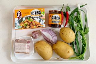 准备好需要的食材。