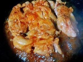 一面入味再煎制另一面