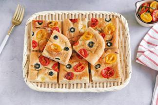 好看又好吃的佛卡夏面包，异域风味十足，喜欢吃面包的可一定不要错过哦！