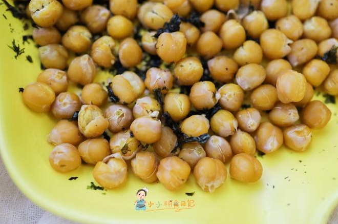 9个月以上辅食紫菜芝麻烤鹰嘴豆