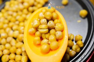 我用小红锅大概半小时就好了，鹰嘴豆有点开花