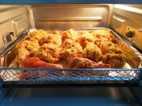 送入空气炸烤箱。