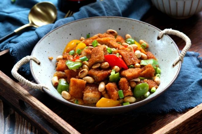 宫保藤椒鸡排酥