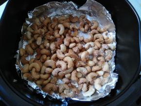 这是最后烤好的样子。如果不满意，可以把颜色很深的挑出来，颜色浅的再烤几分钟。