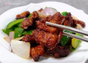 猪肝入口香浓唇齿留香回味无穷