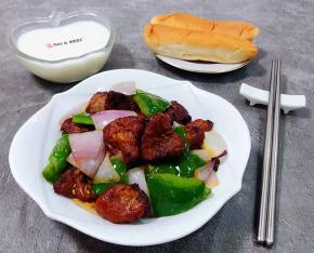 猪肝入口香浓唇齿留香回味无穷