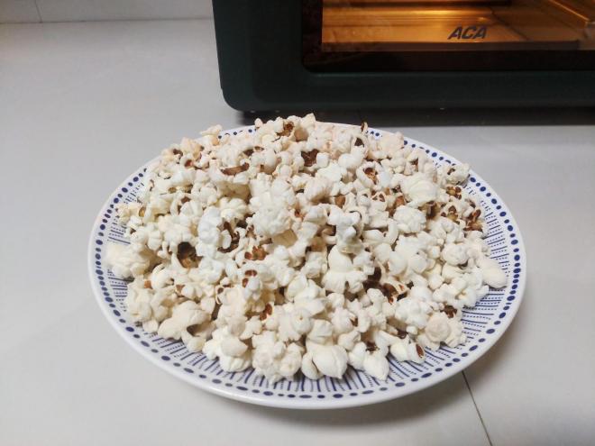 空气炸烤箱爆玉米花