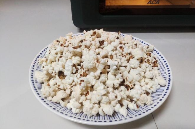 空气炸烤箱爆玉米花