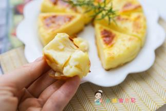 如果没有烤箱凝固切块后直接吃就可以也很美味