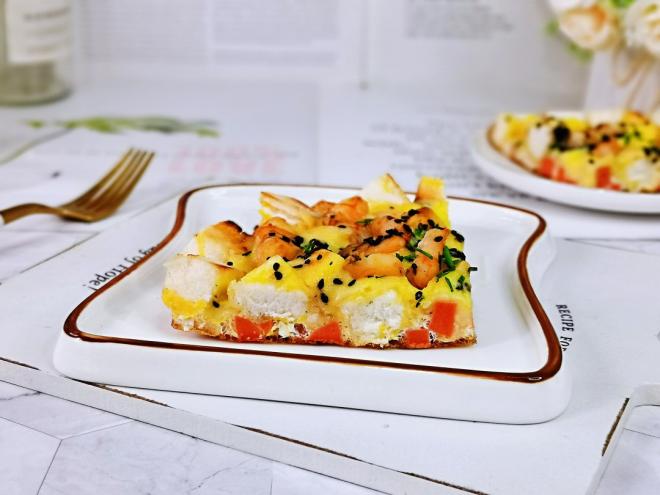 虾仁鸡蛋馒头披萨