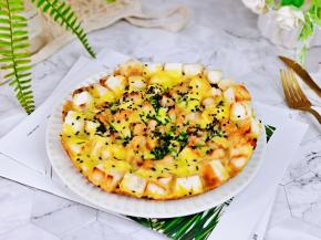 取出撒上葱花，即可。