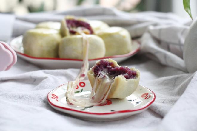 微甜紫薯拉丝仙豆糕-烤箱版