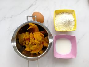 然后准备好馅料部分。