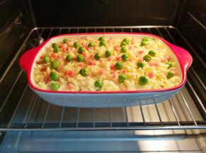 送人预热好的烤箱，上下管190度烤15分钟。