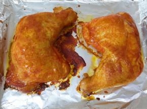 香喷喷的奥尔良烤鸡腿出炉啦！