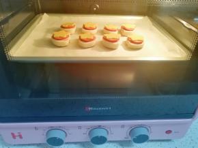 上下管180度烤5分钟。