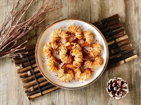 外层酥脆，虾肉Q弹，口感极佳，颜值也不错哦！