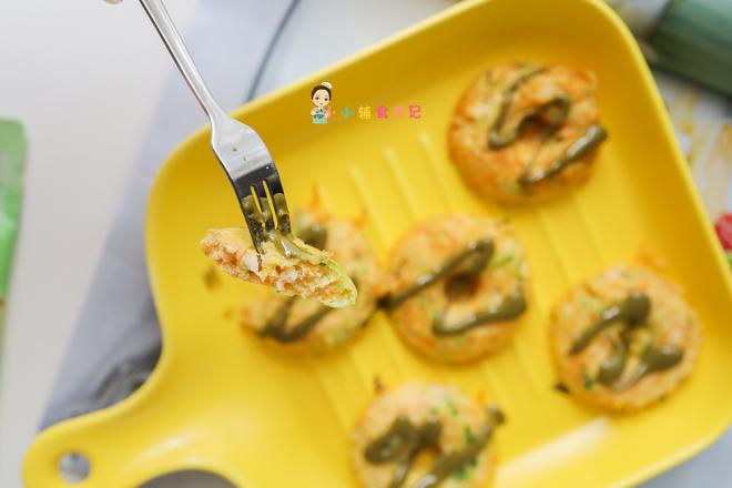 8个月以上辅食胡萝卜黄瓜虾饼