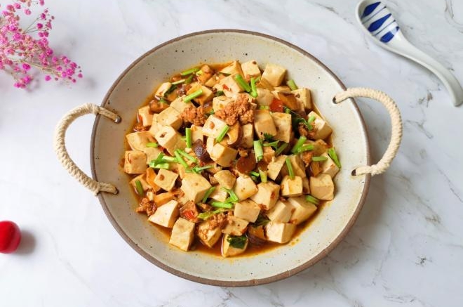 香菇肉末豆腐