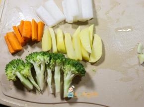 全部切成条状