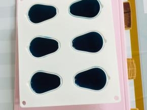 倒入清洗干净的网红兔硅胶模具中！放入冰箱冷冻一晚上！