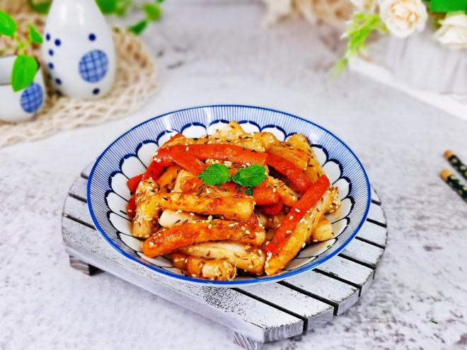 孜然火腿炒年糕