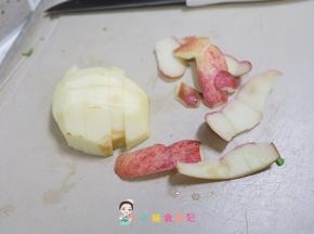 苹果去皮切块