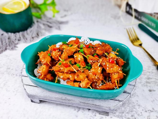 孜然牙签鸡胸肉