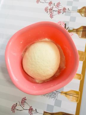 面粉加入适量的水揉成软硬适中的面团，盖上保鲜膜，醒面半个小时！