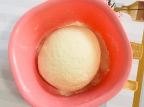 面粉加入适量的水揉成软硬适中的面团，盖上保鲜膜，醒面半个小时！